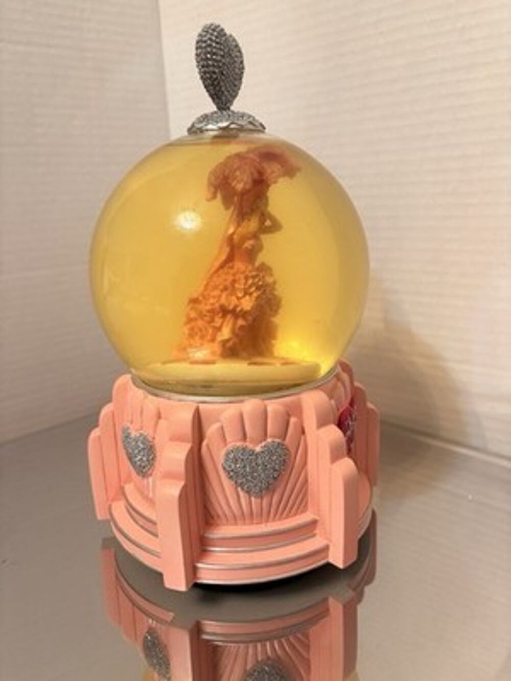 I Love Lucy TLC Snow Globe Original Box Rare Heart Top Vintage Collectible